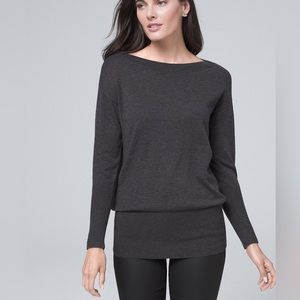 White House Black Market | Luxe Cozy Grey Sweater XS